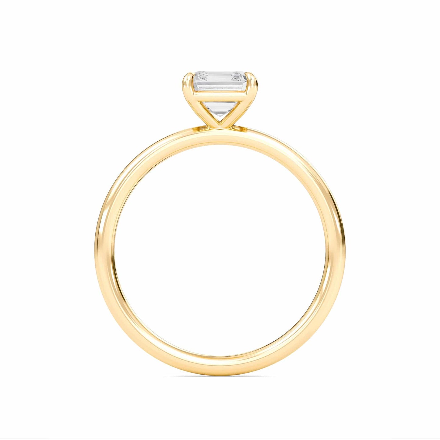 2 carat asscher cut solitaire diamond engagement ring โ elegant bridal ring