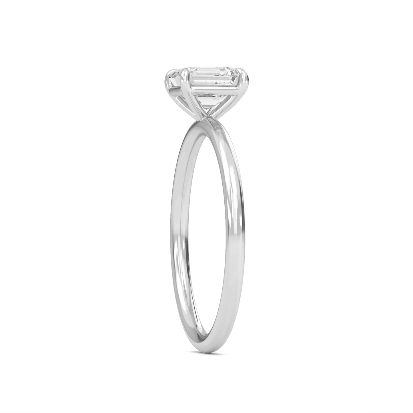 2 carat asscher cut solitaire diamond engagement ring โ elegant bridal ring