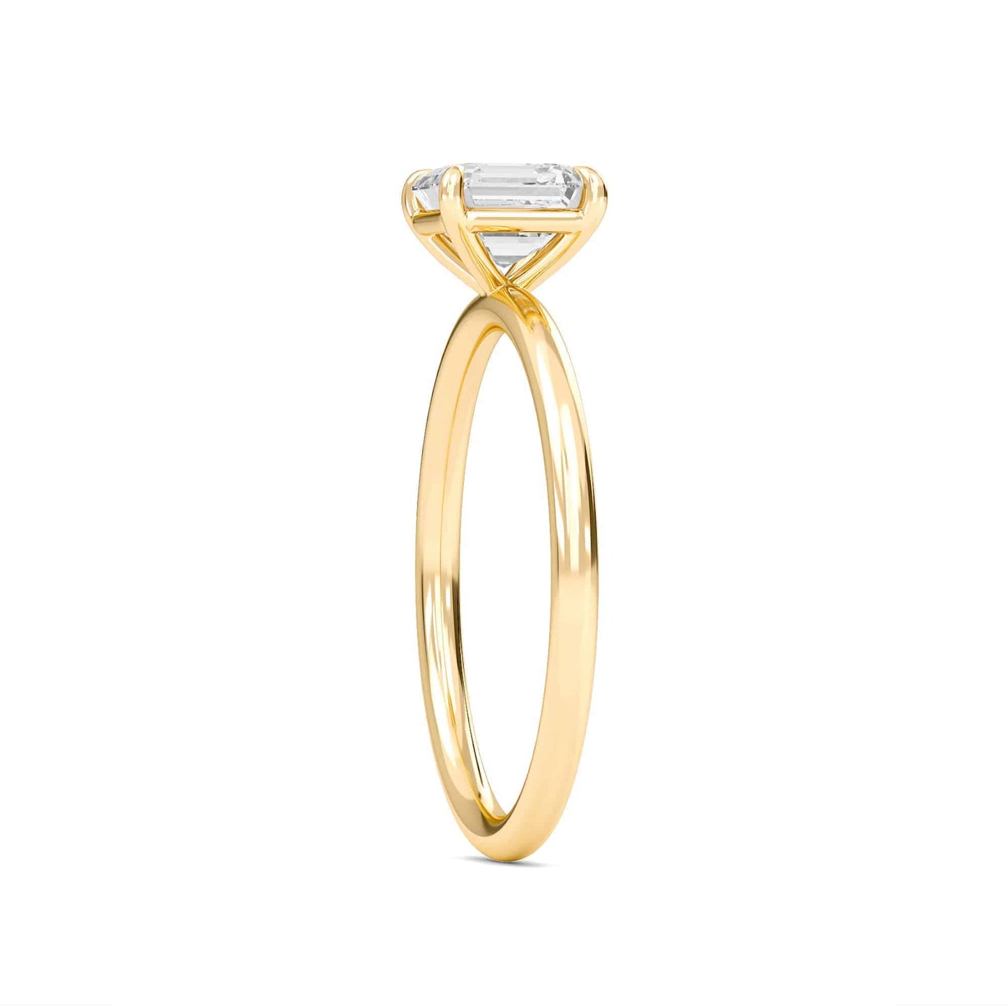 2 carat asscher cut solitaire diamond engagement ring โ elegant bridal ring