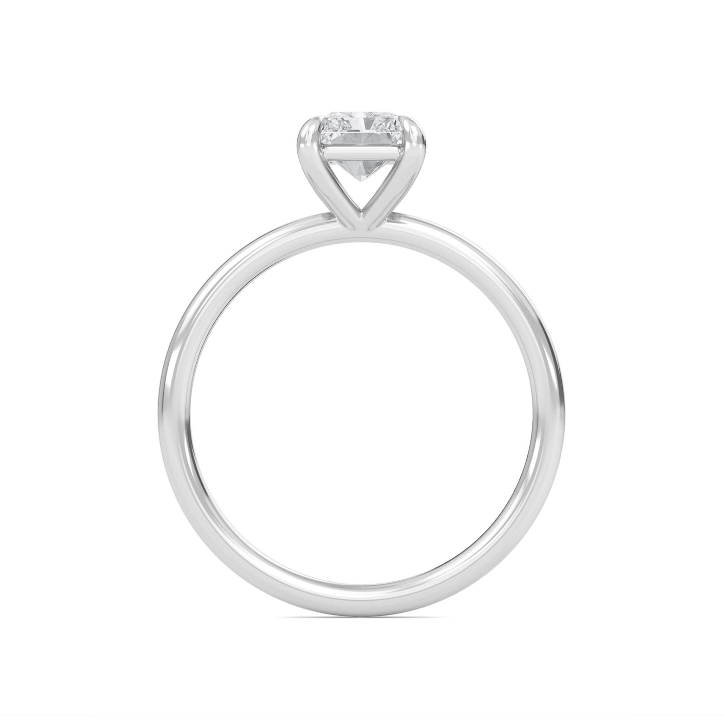 2 carat radiant cut solitaire diamond engagement ring โ elegant bridal jewelry