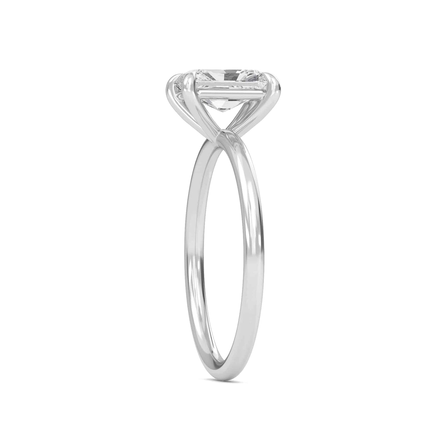 2 carat radiant cut solitaire diamond engagement ring โ elegant bridal jewelry