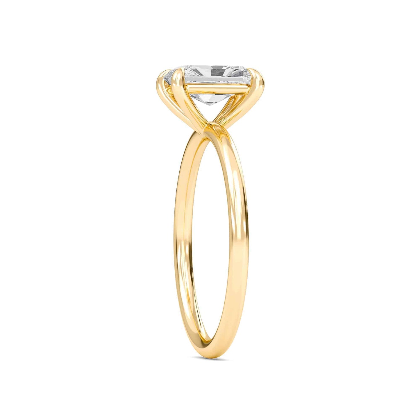 2 carat radiant cut solitaire diamond engagement ring โ elegant bridal jewelry