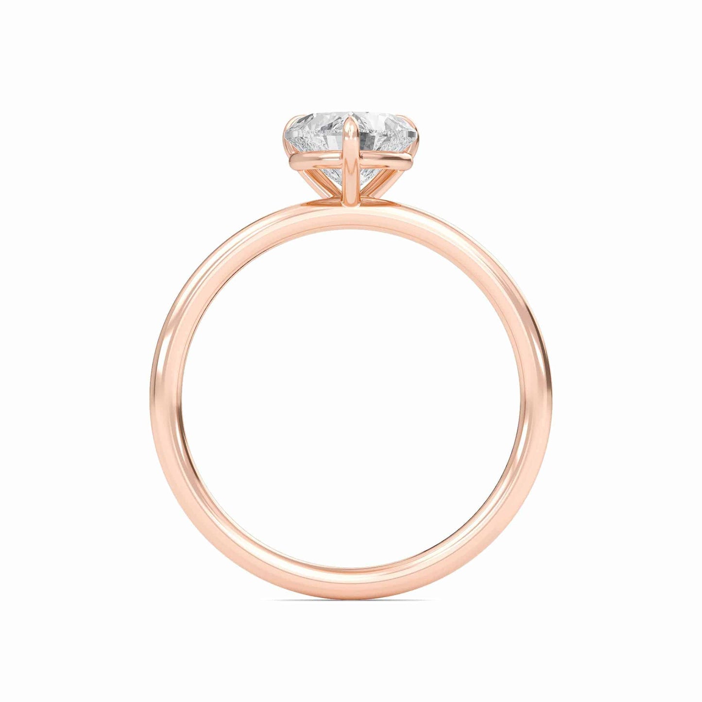 2 carat heart cut solitaire diamond engagement ring โ elegant bridal jewelry