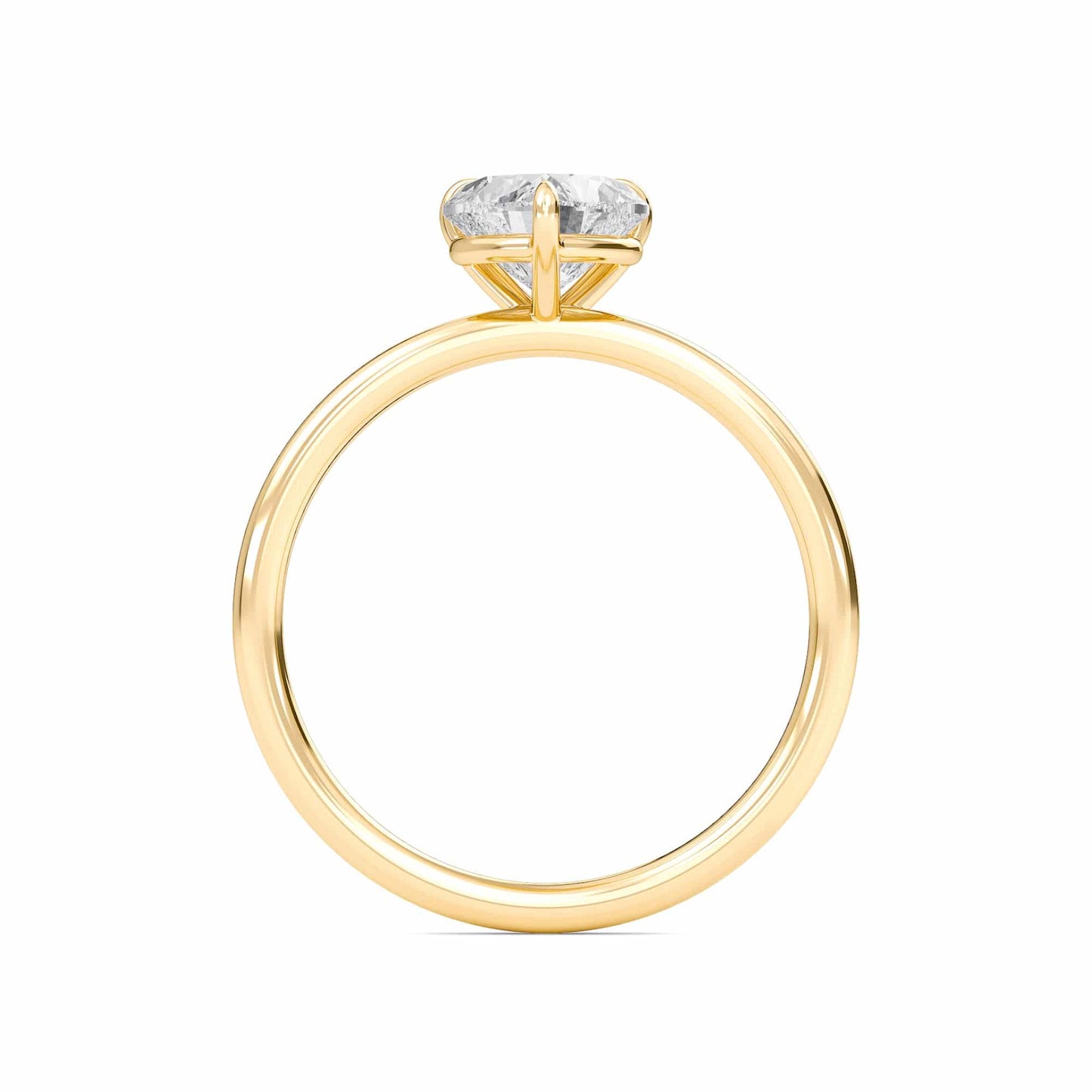 2 carat heart cut solitaire diamond engagement ring โ elegant bridal jewelry