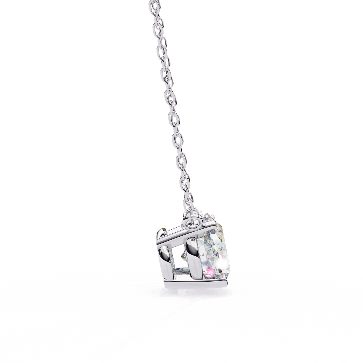 1.75 carat oval cut solitaire diamond pendant necklace – premium fine jewelry