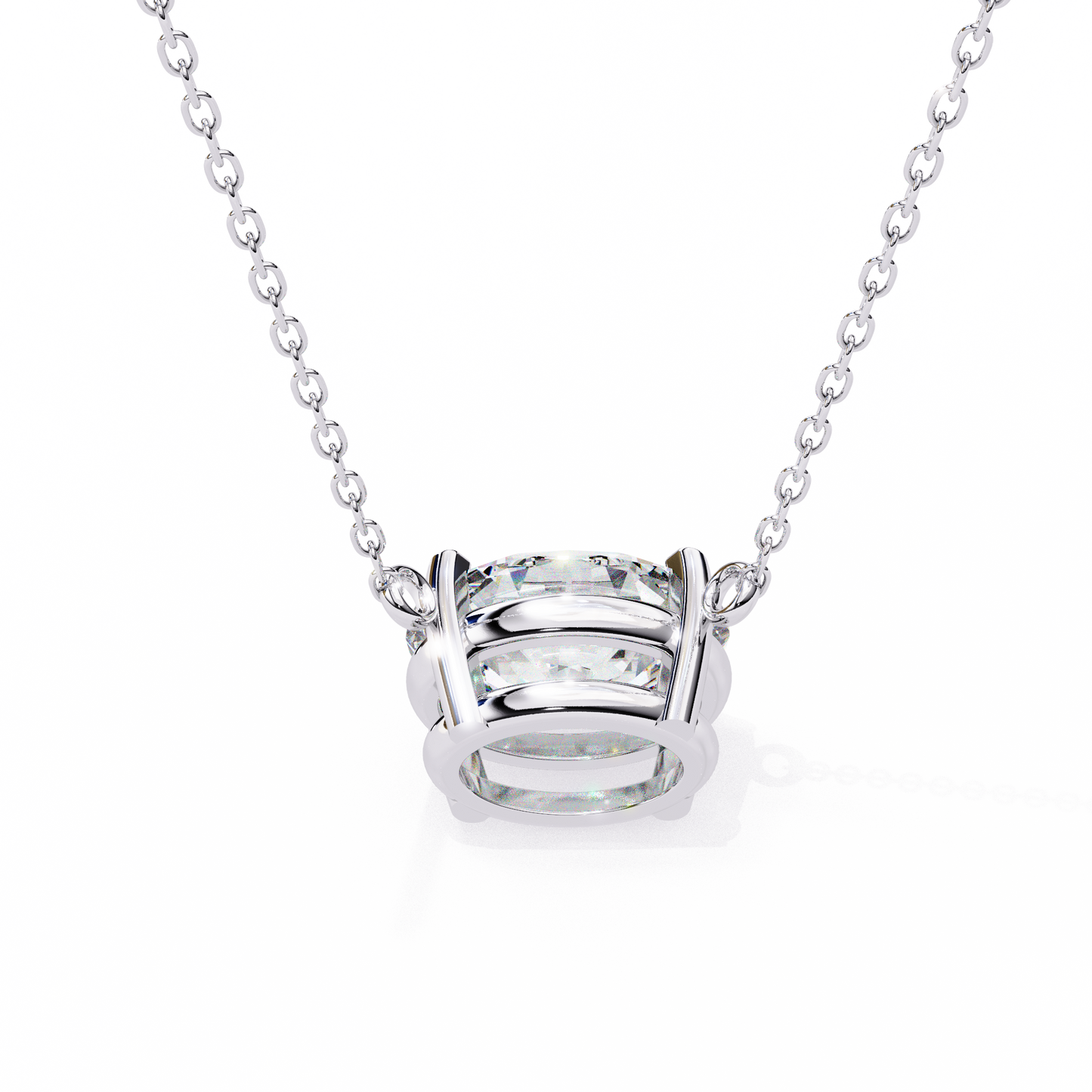ivy grace oval diamond pendant