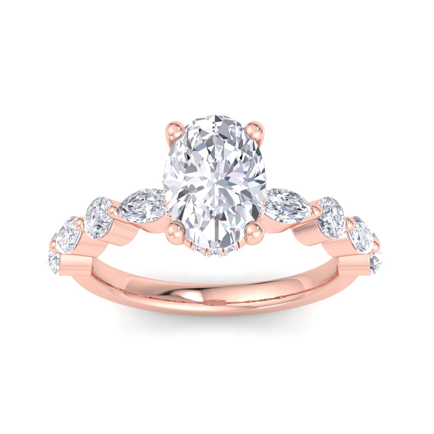 5.14 carat oval cut solitaire diamond engagement ring โ luxury diamond jewelry