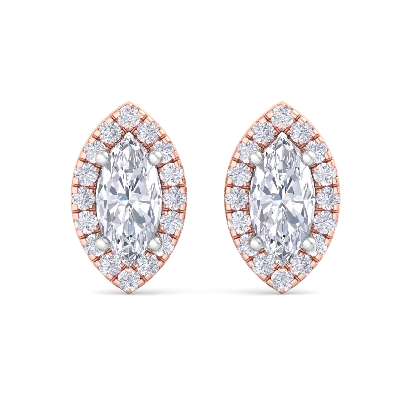 1.64 carat marquise cut diamond studs earrings – luxury diamond jewelry