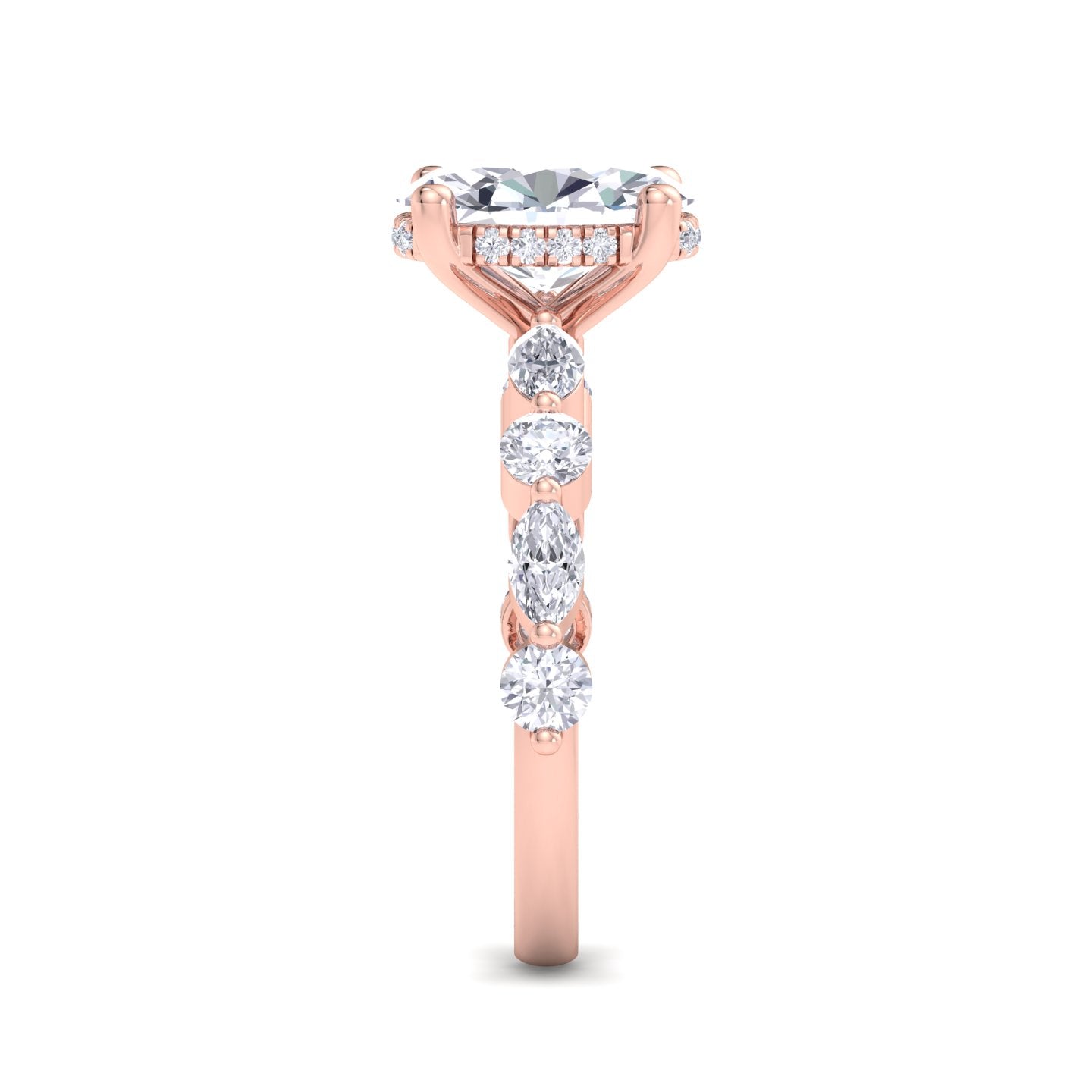 5.14 carat oval cut solitaire diamond engagement ring โ luxury diamond jewelry