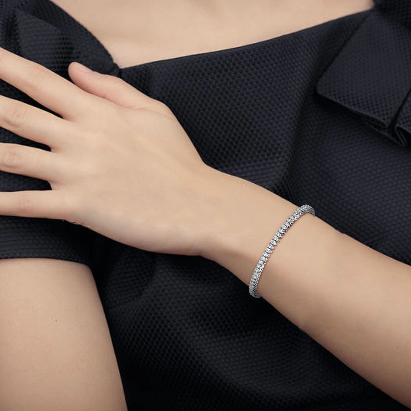 soullink pear diamond bracelet