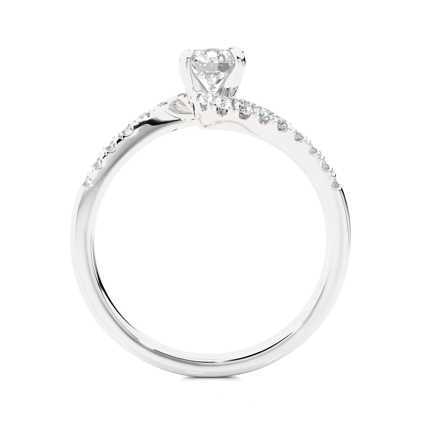 1.18 carat round cut diamond solitaire engagement ring for women โ classic bridal jewelry