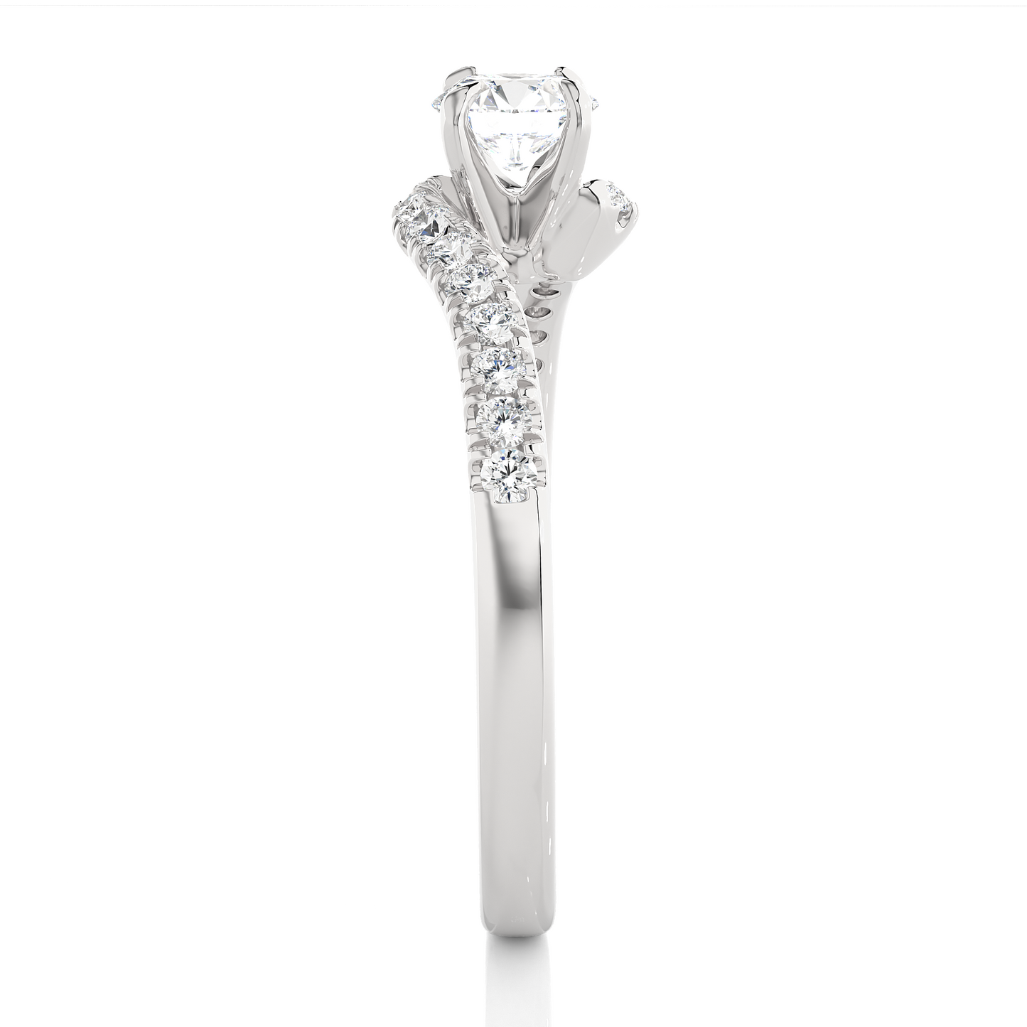 1.18 carat round cut diamond solitaire engagement ring for women โ classic bridal jewelry