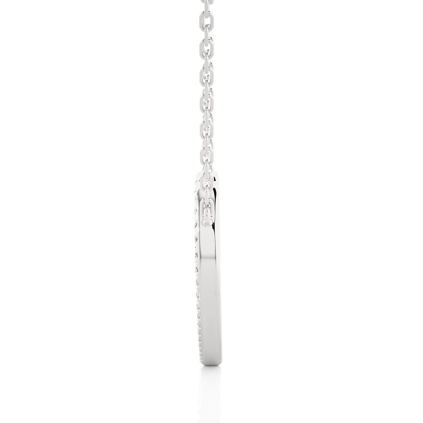 eternal heartbeat diamond pendant