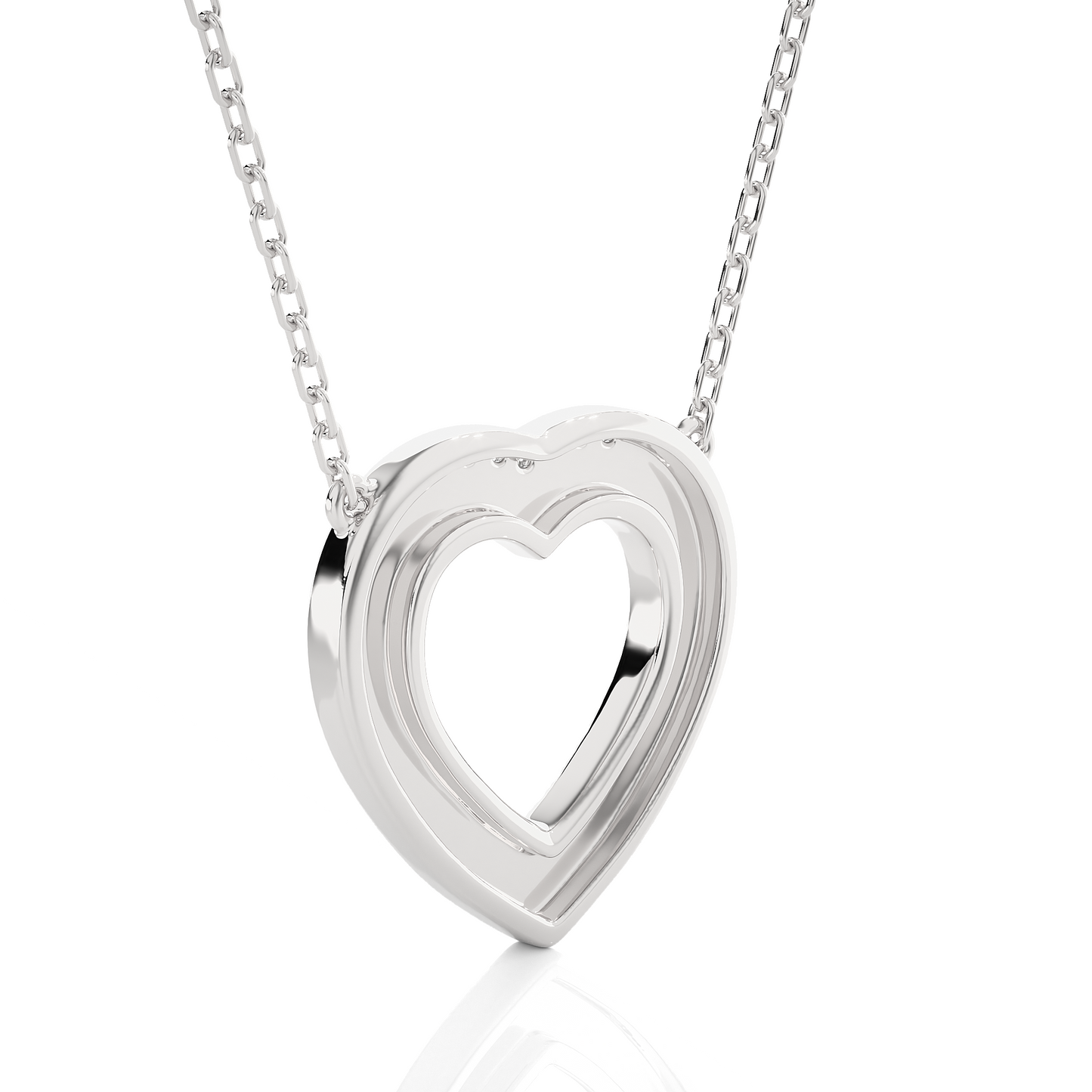 eternal heartbeat diamond pendant