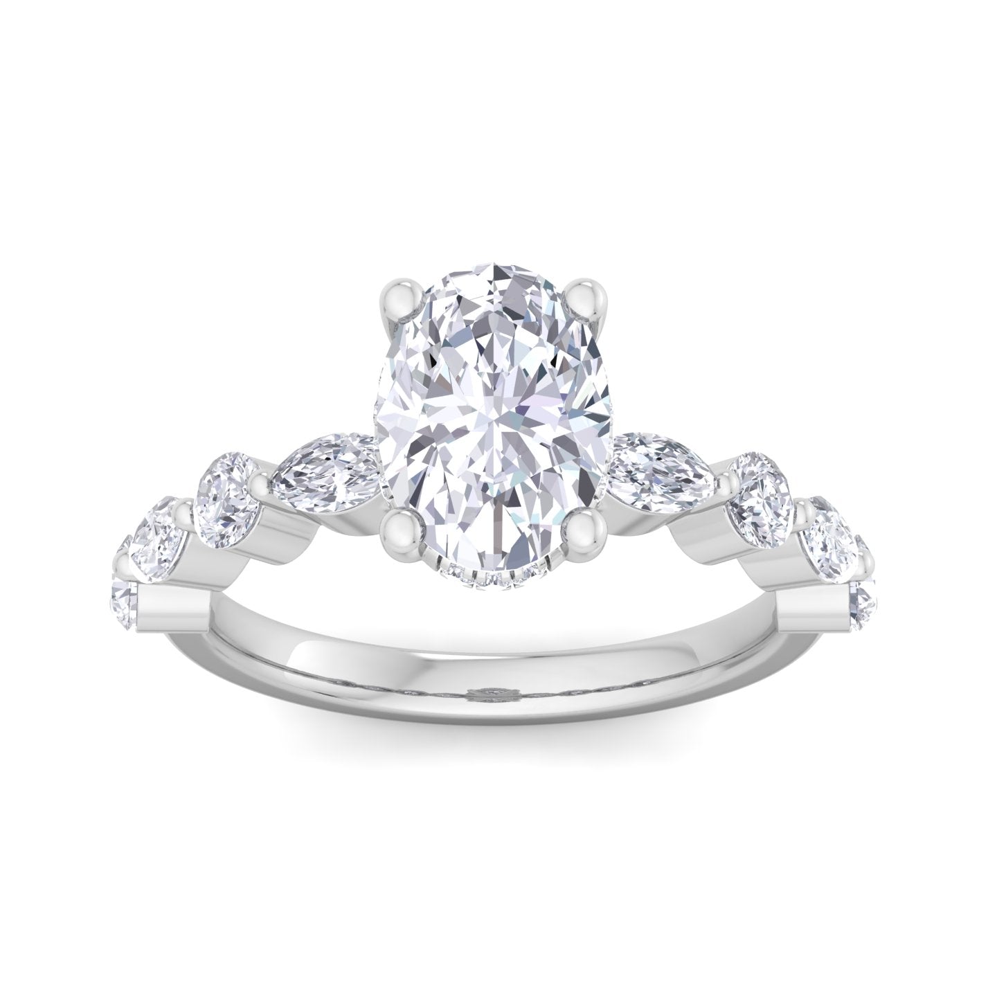 5.14 carat oval cut solitaire diamond engagement ring โ luxury diamond jewelry