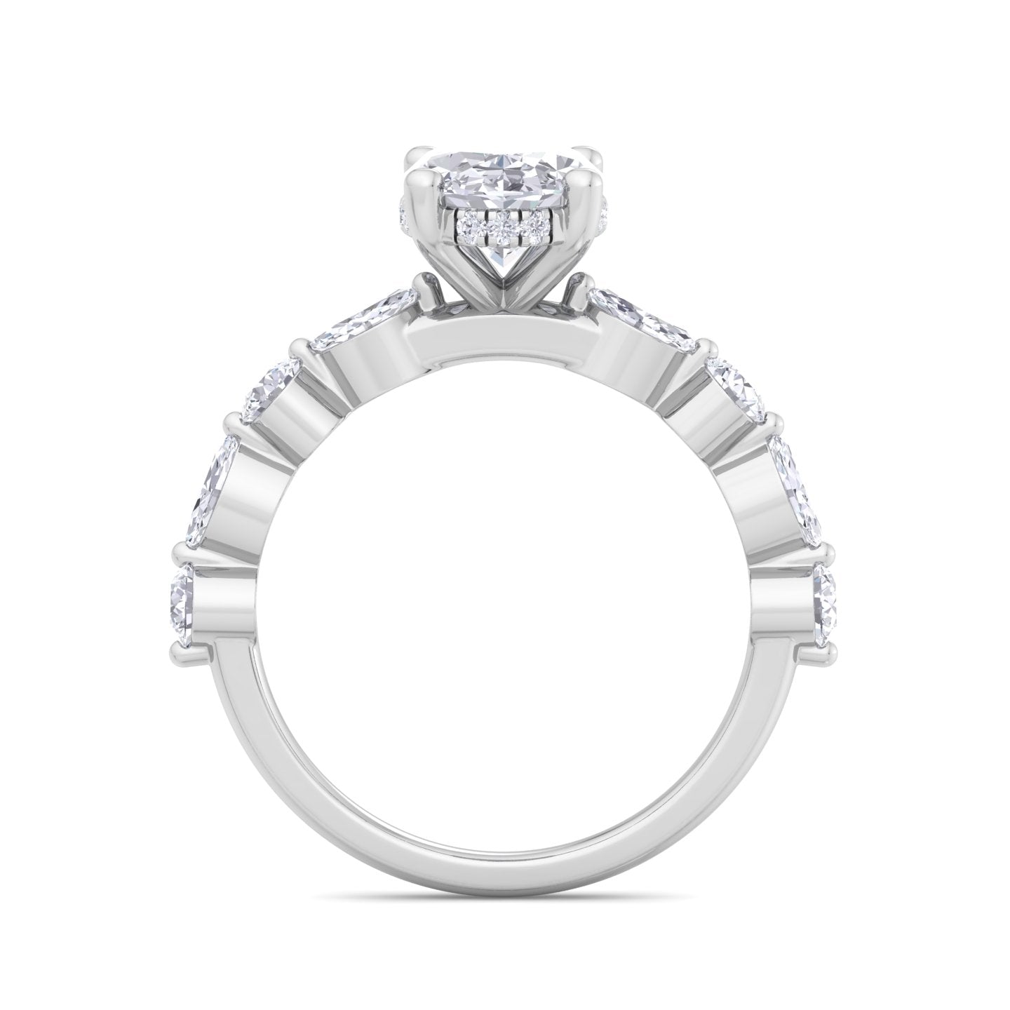 5.14 carat oval cut solitaire diamond engagement ring โ luxury diamond jewelry