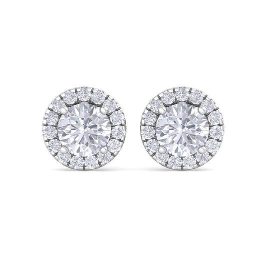 1.60 Carat Round Cut Diamond Studs Earrings – Luxury Diamond Jewelry