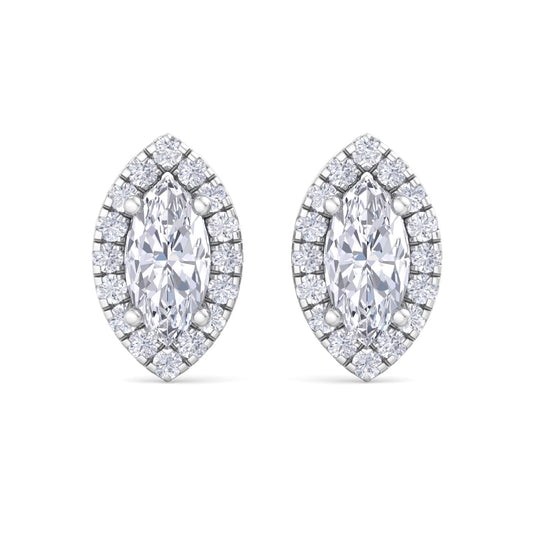 1.64 Carat Marquise Cut Diamond Studs Earrings – Luxury Diamond Jewelry