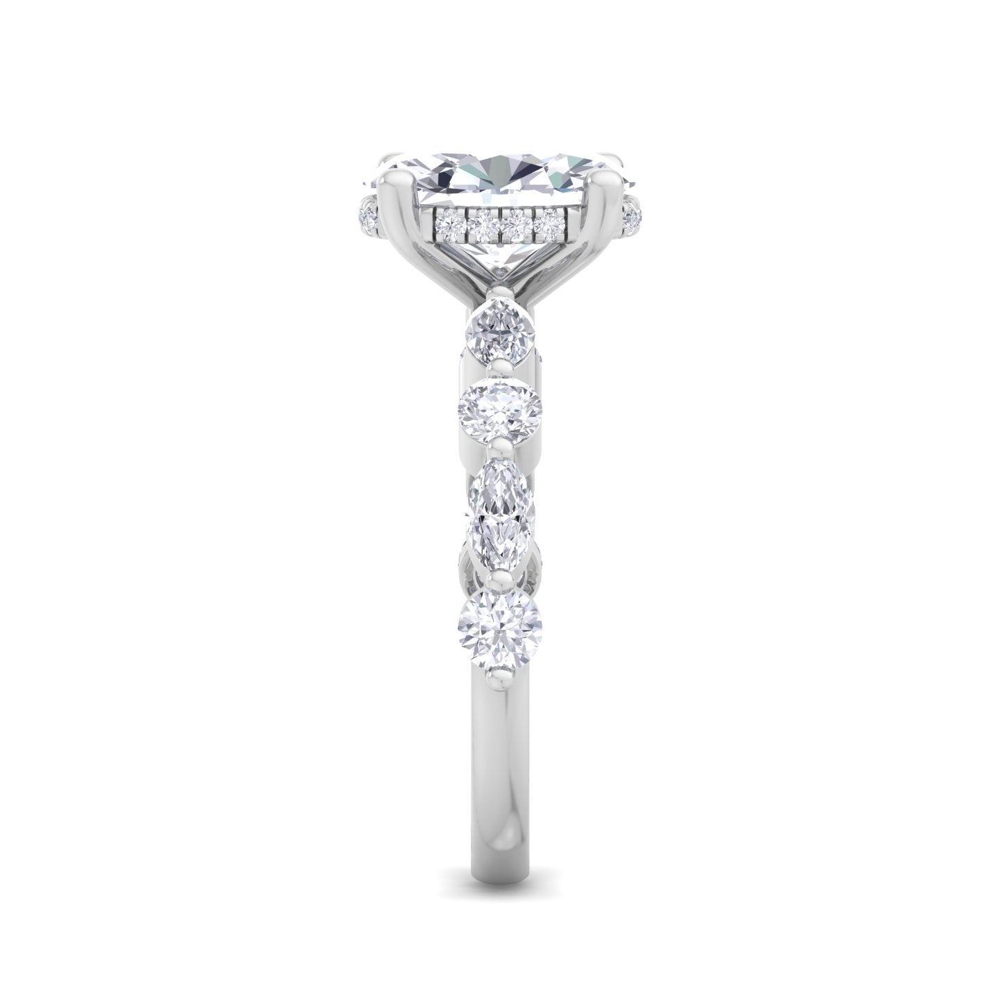 5.14 carat oval cut solitaire diamond engagement ring โ luxury diamond jewelry