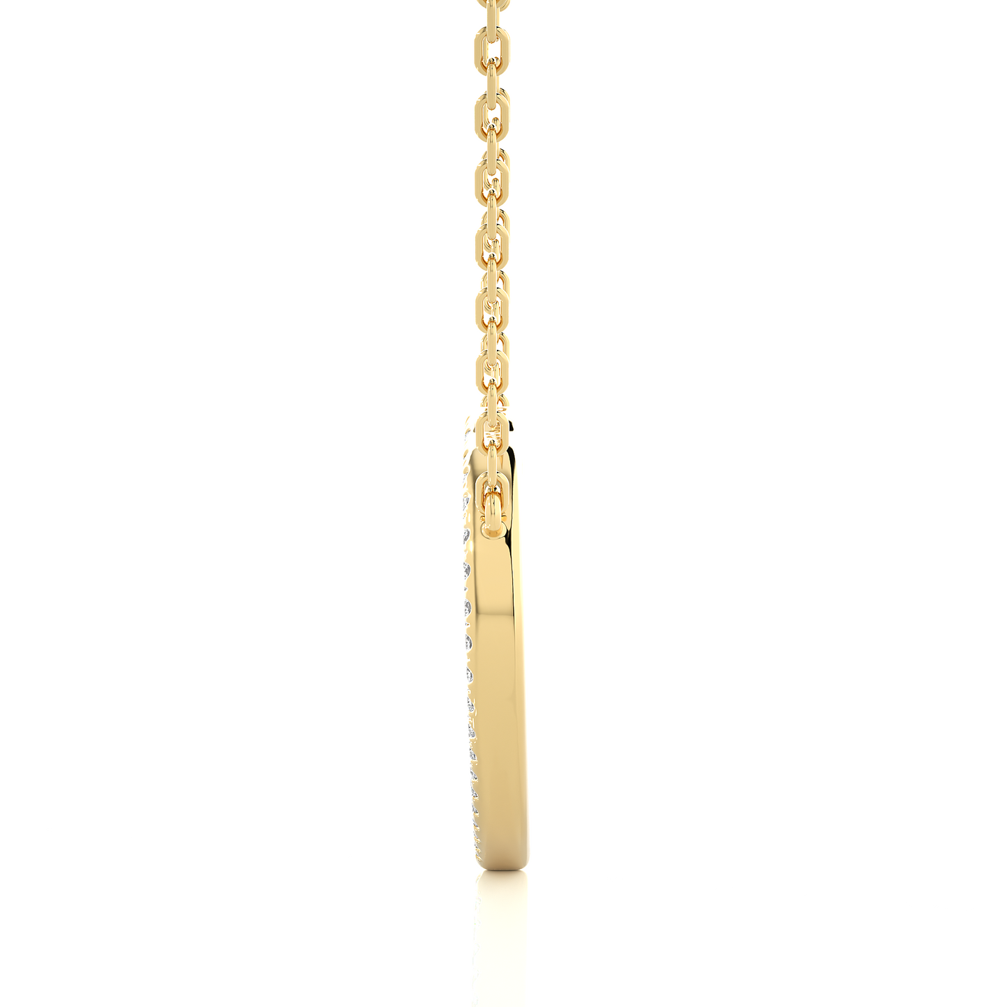 eternal heartbeat diamond pendant
