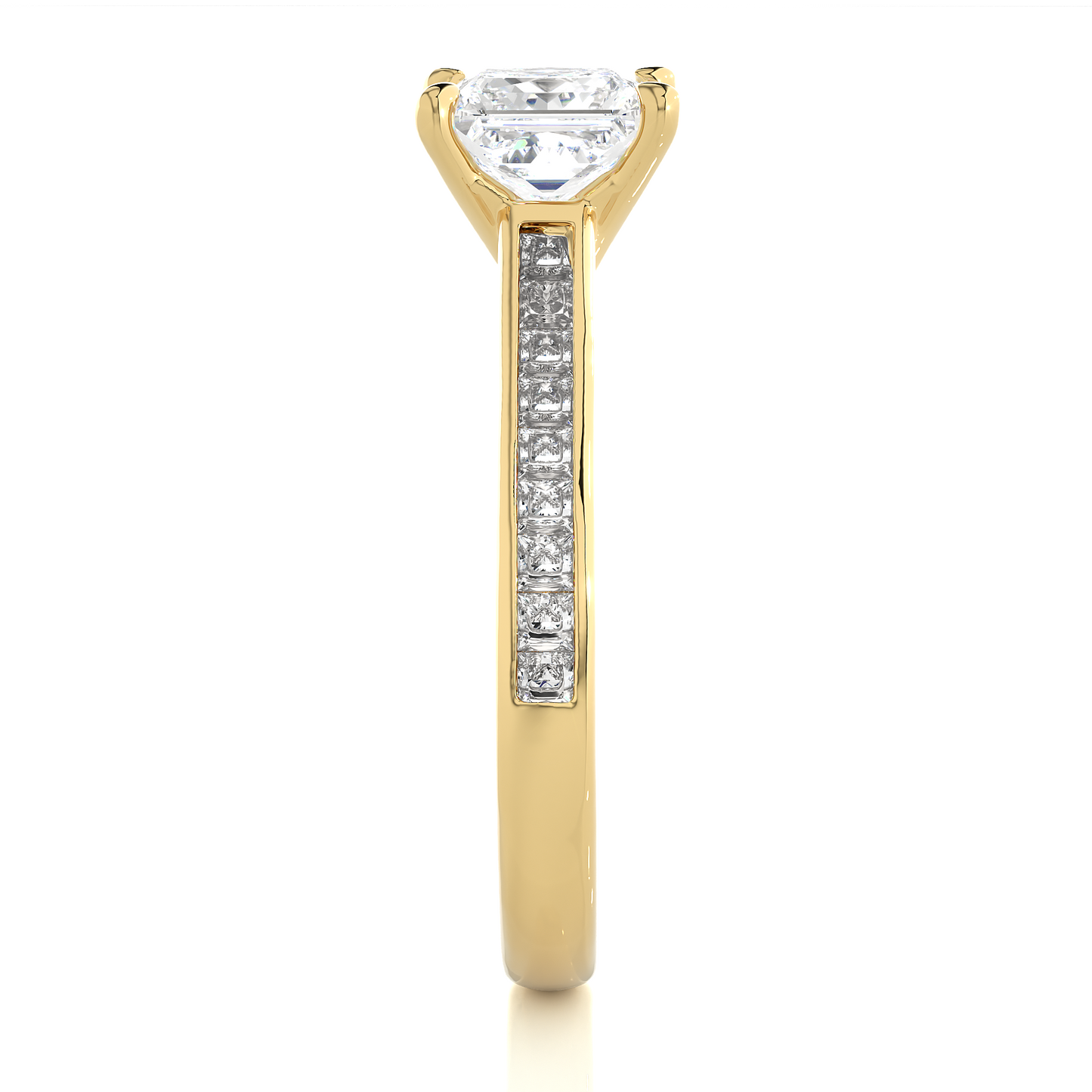 1.18 carat princess cut solitaire diamond engagement ring for women โ elegant bridal jewelry