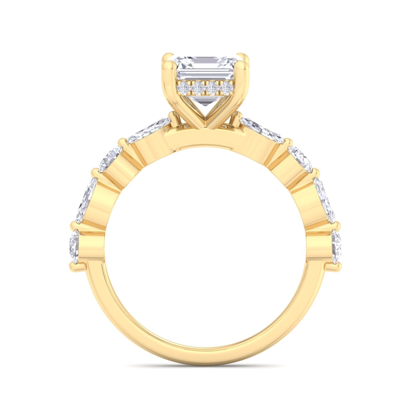 5.16 carat asscher cut solitaire diamond engagement ring – luxury diamond jewelry