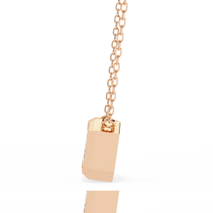 Noble Emerald Diamond Pendant