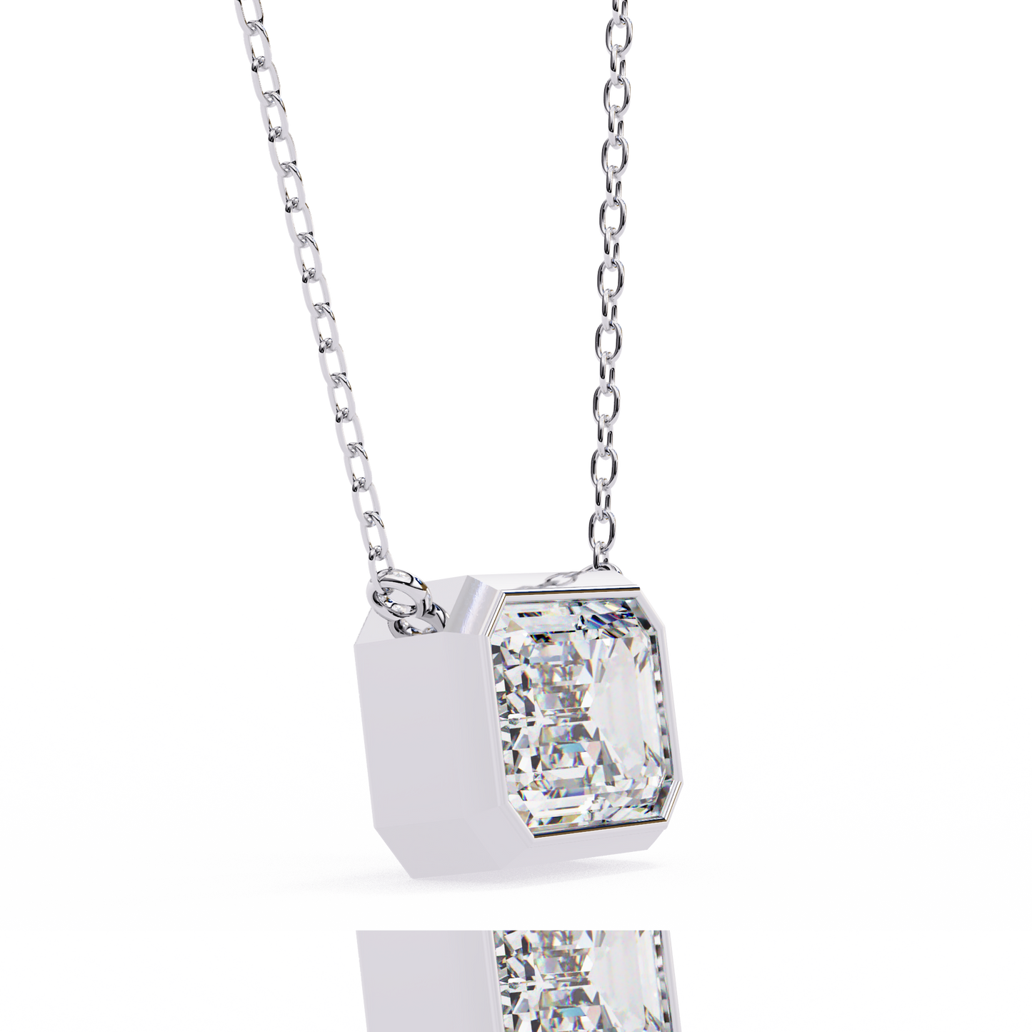 noble emerald diamond pendant