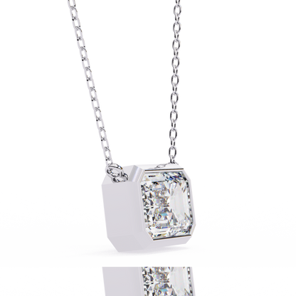 Noble Emerald Diamond Pendant