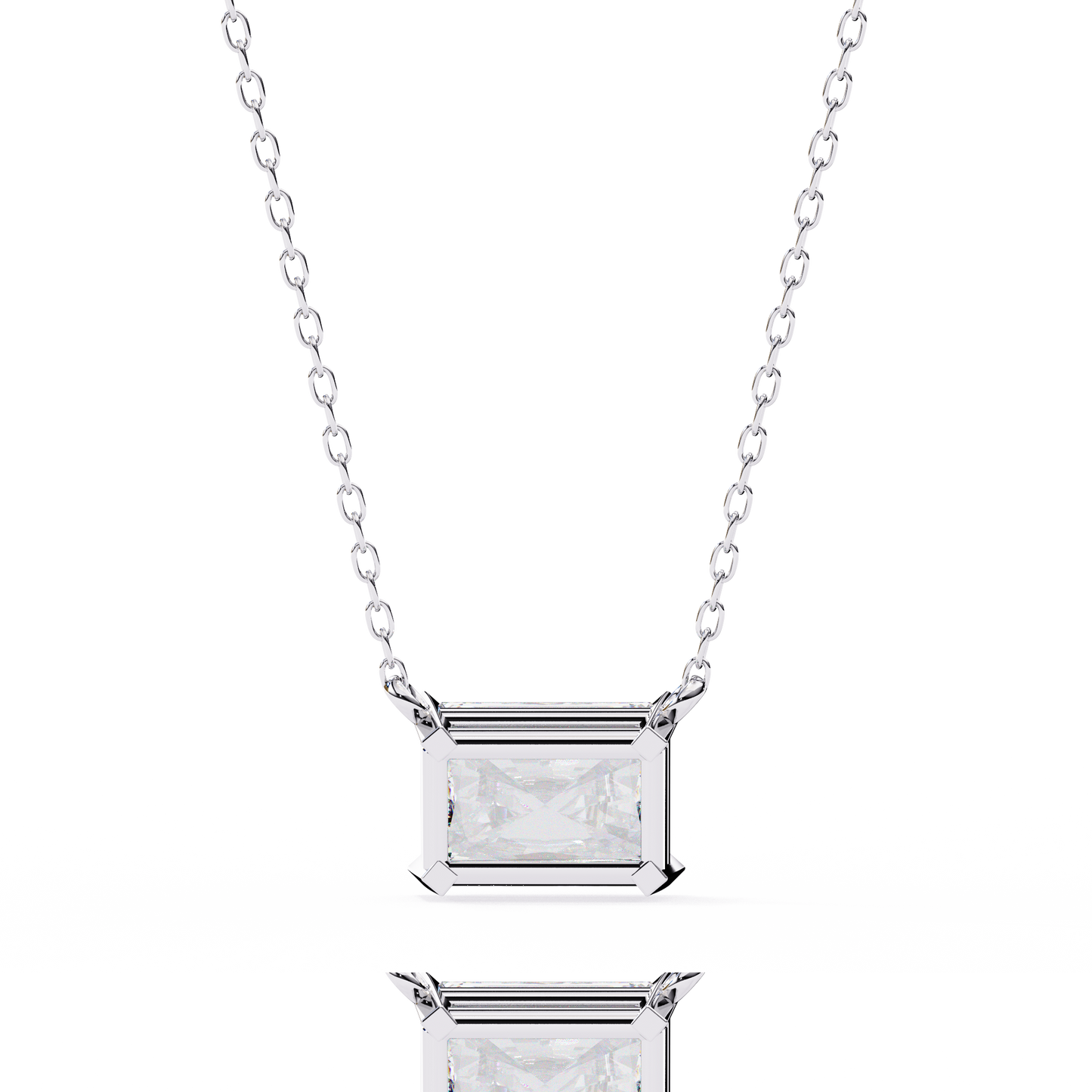 ivy grace radiant diamond pendant