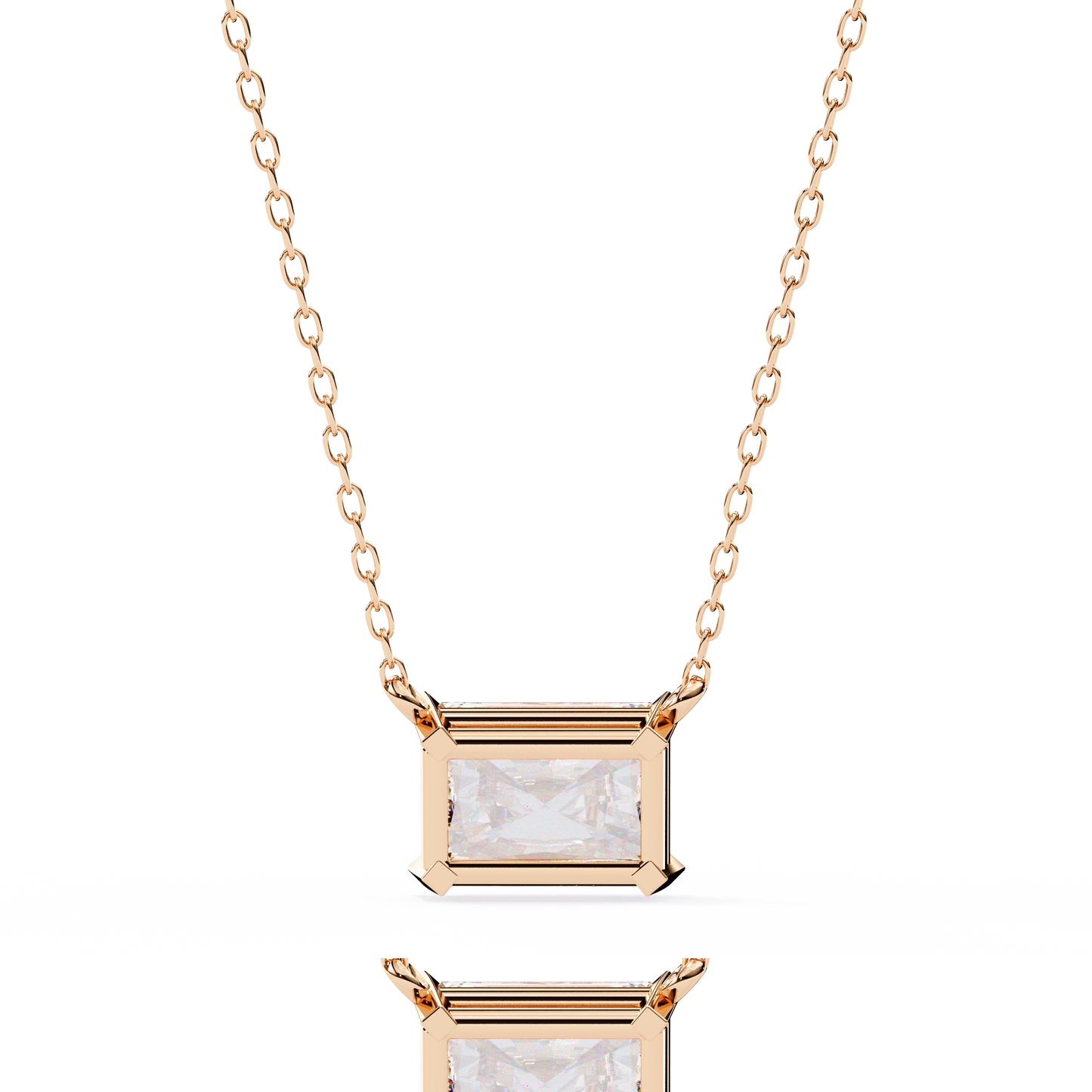 ivy grace radiant diamond pendant