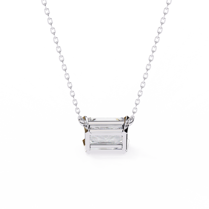 LGD Solitaire Pendant Radiant Stone (1.95ct) In 14K Gold Without Chain