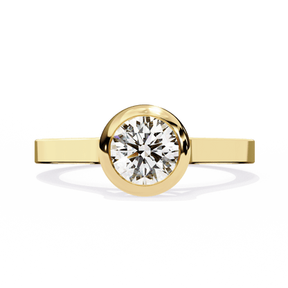 2 Carat Round Cut Solitaire Diamond Engagement Ring – Classic Bridal Jewelry
