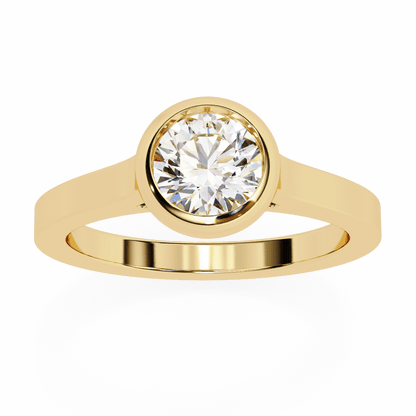 2 Carat Round Cut Solitaire Diamond Engagement Ring – Classic Bridal Jewelry