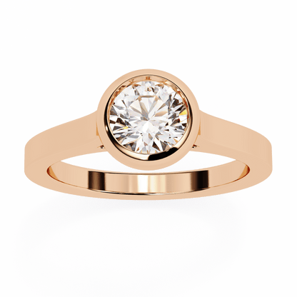 2 Carat Round Cut Solitaire Diamond Engagement Ring – Classic Bridal Jewelry