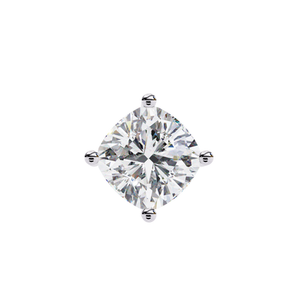 LGD Solitaire Pendant Cushion Square Stone (2.32ct) In 14K Gold Without Chain