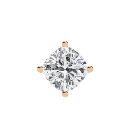 LGD Solitaire Pendant Cushion Square Stone (2.32ct) In 14K Gold Without Chain