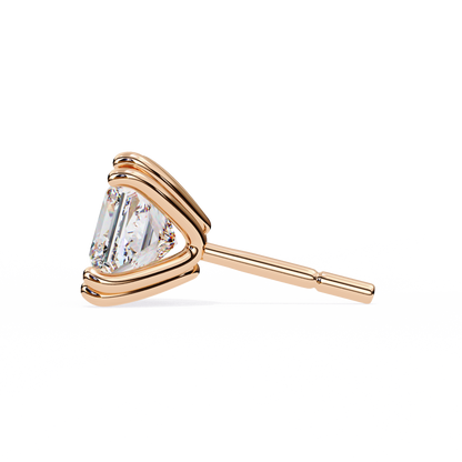 2.50 Carat Princess Cut Diamond Stud Earrings - Modern Jewelry