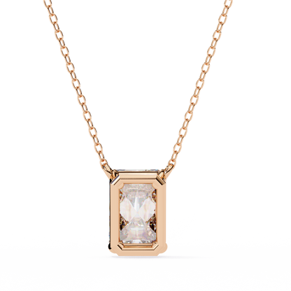 LGD Solitaire Pendant Emerald Stone (1.03ct) In 14K Gold Without Chain