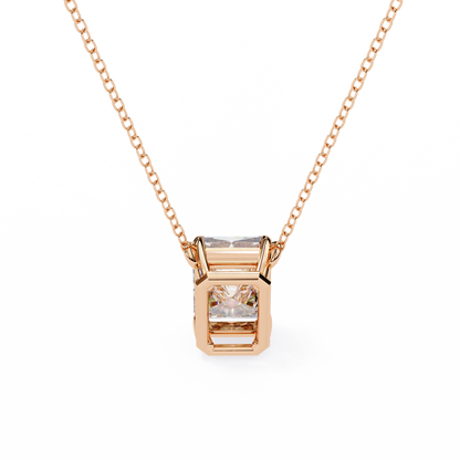 LGD Solitaire Pendant Emerald Stone (1.03ct) In 14K Gold Without Chain
