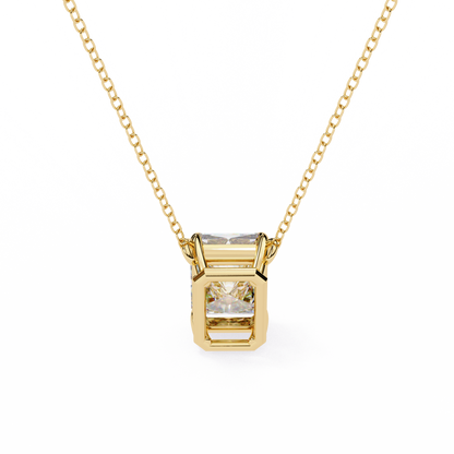 LGD Solitaire Pendant Emerald Stone (1.03ct) In 14K Gold Without Chain
