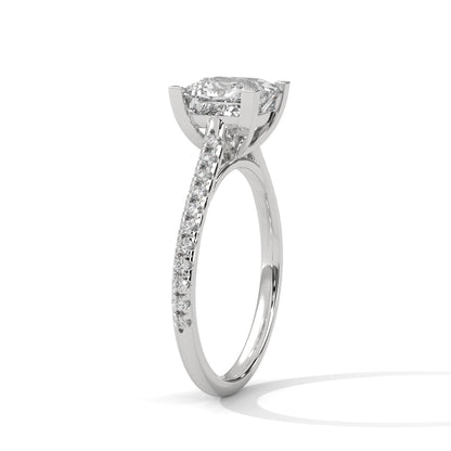 Elegant 2.24 CT Princess Cut Solitaire Diamond Ring – Perfect for Engagements