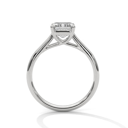 2.00 Carat Emerald Cut Four-Prong Solitaire Diamond Engagement Ring for Women