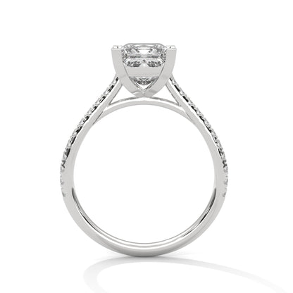 Elegant 2.24 CT Princess Cut Solitaire Diamond Ring – Perfect for Engagements