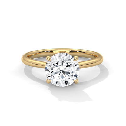 2.00 Carat Round Solitaire Diamond Engagement Ring for Women (USA)