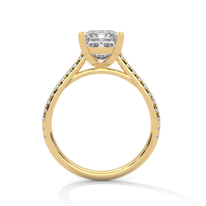 Elegant 2.24 CT Princess Cut Solitaire Diamond Ring – Perfect for Engagements