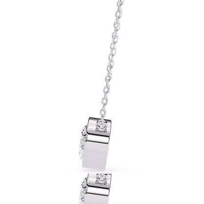 Noble Oval Diamond Pendant