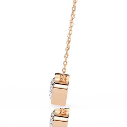 Noble Oval Diamond Pendant