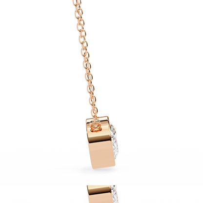 Noble Oval Diamond Pendant