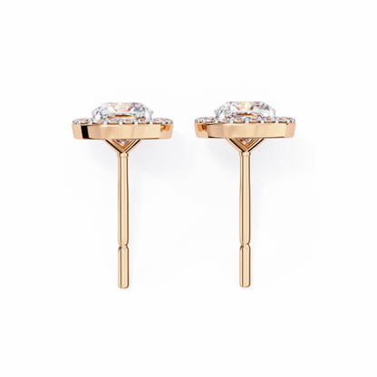 2.40 Carat Cushion Cut Studs Diamond Earrings – Elegant Fine Jewelry